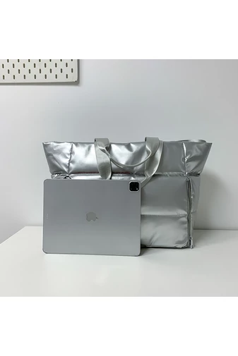 Bonluo Geantă De Umăr/Voiaj Argintie Din Material Impermeabil De Dimensiunea 58*36*21cm
