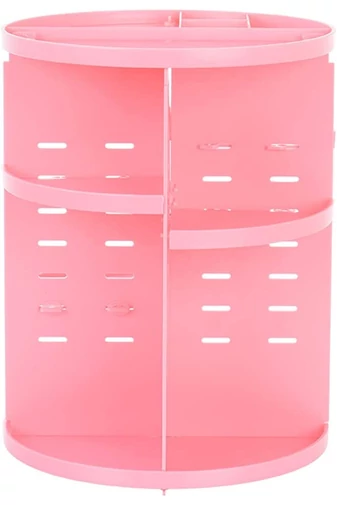 Organizator Roz Pentru Produse Cosmetice Din Plastic Cu Rotire La 360 °