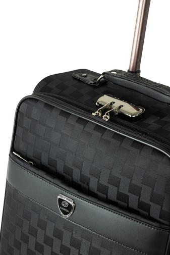 ORMI Valiză Mică de Culoare Neagră Cu Model Cu Pereți Moi , Dimensiune 55*36*20cm
