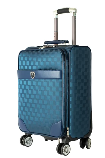 ORMI Valiză Mică de Culoare Albastră Cu Model  Cu Pereți Moi , Dimensiune 55*36*20cm