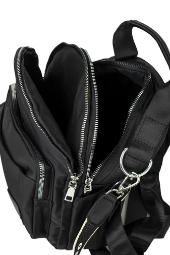 Venti Rucsac Damă /Geantă De Umăr Neagră De Dimensiune Mică
