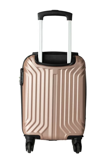 Leonardo Da Vinci Troler De Cabină Rosegold Cu Pereți Rigizi Dimensiune Gratuită Wizz-air (40x30x20)