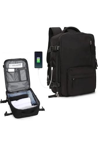 Rucsac Stil Valiză Negru Dimensiune Wizz-air( 40X30x20) Multifuncțional 