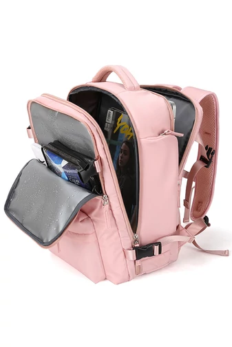 Rucsac Stil Valiză Roz Dimensiune Wizz-air( 40X30x20) Multifuncțional 