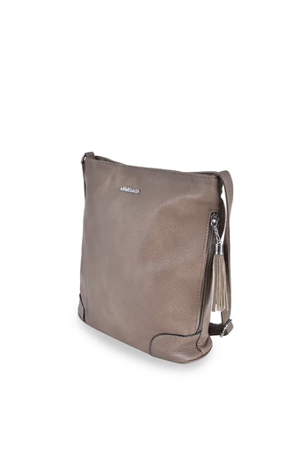 Monica &amp;Co Geantă Crossbody Maro  Cu Ciucuri