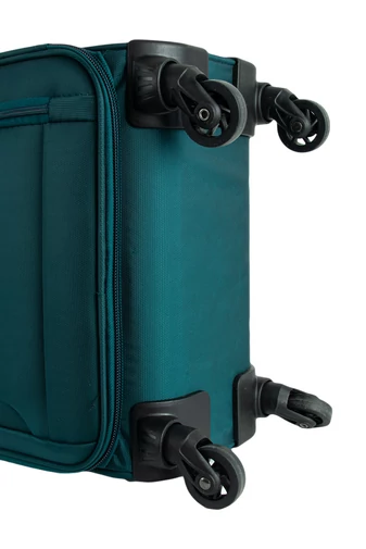 ORMI Set Valize Verde Din Material Textil Foarte Ușor 