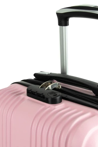 Bonluo Troler Roz Deschis De Cabină Dimensiune Gratuită Wizzair (40x30x20cm) 