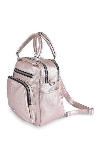 SILVIA ROSA Rucsac/Geantă De Mână Și Crossbody Auriu Din Piele Ecologică