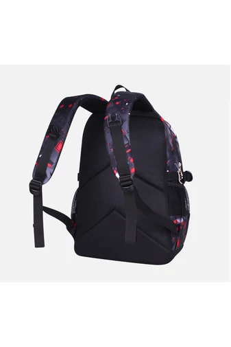 Bonluo Ghiozdan Scoală Negru/Verde Cu Model Minge Fotbal De Dimensiuni Wizzair (40*30*20cm)