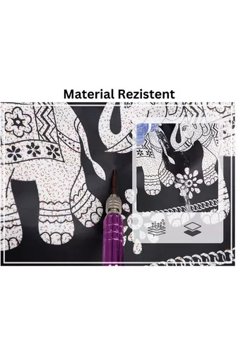 Bonluo Geantă De Voiaj Neagră Cu Elefant Colorate Dimensiune Gratuită Wizzair (40x30x20)