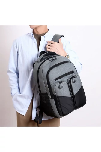 Bonluo Rucsac Gri Din Material Impermeabil Foarte Rezistent Dimensiuni 46*32*16cm