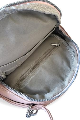 Silvia Rosa Rucsac/Geantă Crossody Trendy Roz Din Piele Ecologică Dimensiune Mică