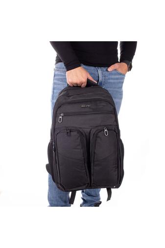 Rucsac Pentru Laptop Negru Dimensiune Wizz-air Cu Cablu USB Multifuncțional (40x30x30)
