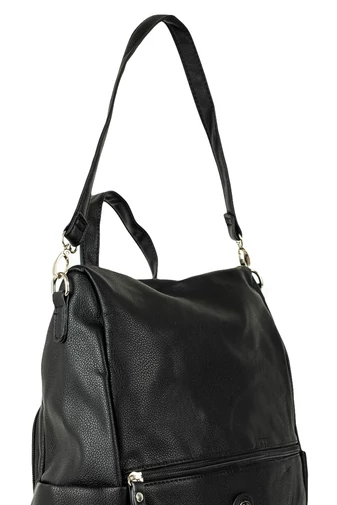 Bonluo Rucsac Dama Negru Din Imitație De Piele , Dimensiuni 35*37*11cm