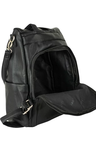 Bonluo Rucsac Dama Bej Închis Din Imitație De Piele , Dimensiuni 35*37*11cm