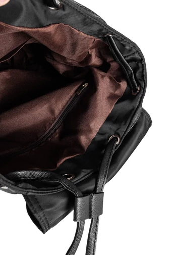 BONLUO Rucsac Dama Negru Din Material Impermeabil Cu Multiple Buzunare