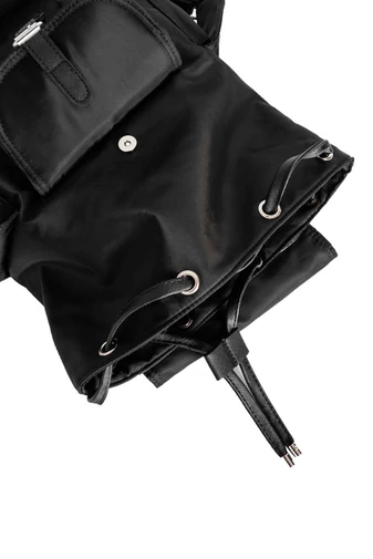 BONLUO Rucsac Dama Negru Din Material Impermeabil Cu Multiple Buzunare