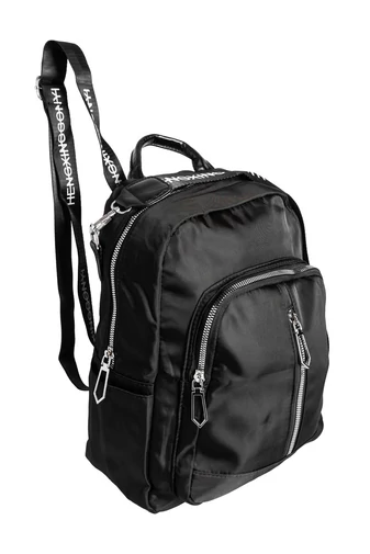 BONLUO Rucsac Negru Geantă De Umăr Din Material Impermeabil Dimensiune Mică