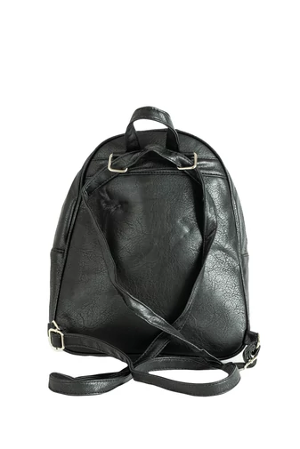 BONLUO Rucsac/Geantă De Umăr Negru Din Imitație Piele