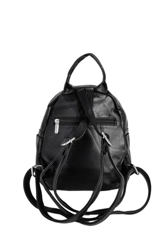 Silvia Rosa Rucsac Negru Mini Din Piele Ecologică