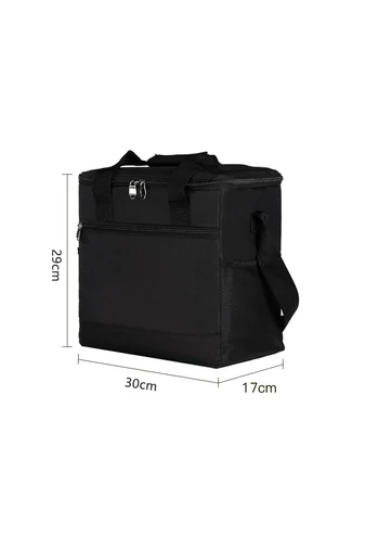 Bonluo Geantă Termoizolantă Negru Din Material Impermeabil