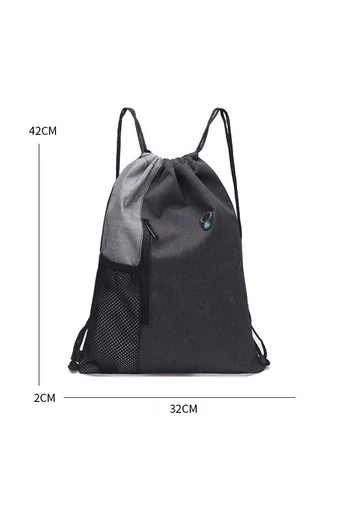 Bonluo Sac Sport Gri/Vișiniu Închis Cu Spațiu Pentru Căști