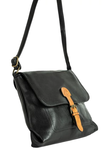 JGL Geantă Crossbody Neagra Din Piele Ecologică Dimensiune Medie