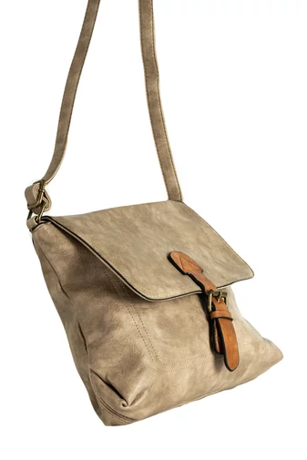 JGL Geantă Crossbody Maro Deschis Din Piele Ecologică Dimensiune Medie