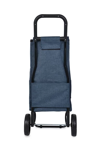 Bonluo Cărucior Pentru Cumpărături Negru Cu Buzunar Termoizolant Dimensiuni 97*42*33cm