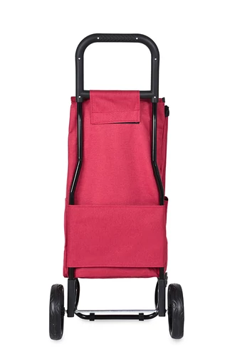 Bonluo Cărucior Pentru Cumpărături Negru Cu Buzunar Termoizolant Dimensiuni 97*42*33cm