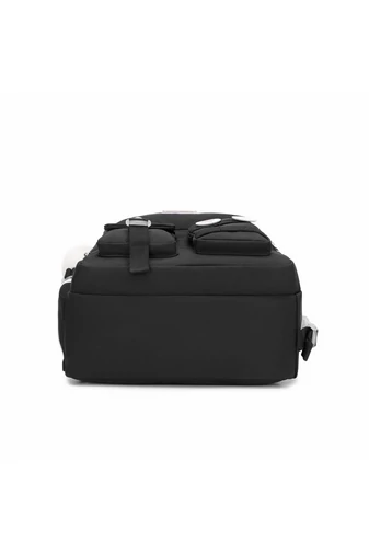 Bonluo Ghiozdan Albastru Cu Model Cu Spațiu Pentru Laptop De Dimensiunea 45*30*15cm
