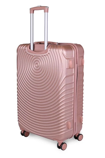Leonardo Da Vinci Troler Rosegold Cu Pereți Rigizi Dimensiune Mare (75x27x45cm)