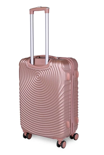 Leonardo Da Vinci Troler Rosegold Cu Pereți Rigizi Dimensiune Medie (65x25x40cm)