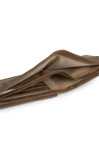 BAARON Portofel Bărbați Negru Model Craniu Gravată Din Piele Naturală Dimensiune (13*10*2cm) 