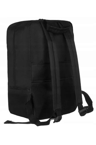 Peterson Rucsac Negru Din Material Impermeabil Dimensiune Gratuita Wizz-air ,Rynair (40x25x20cm)