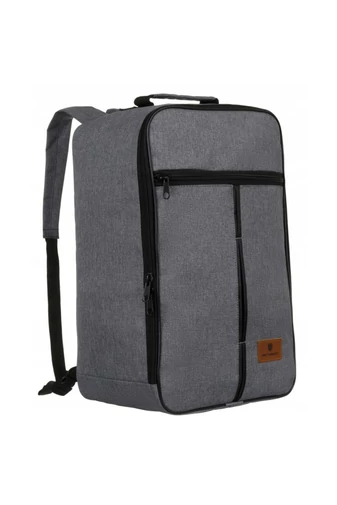 Peterson Rucsac Gri Din Material Impermeabil Dimensiune Gratuita Wizz-air ,Rynair (40x25x20cm)