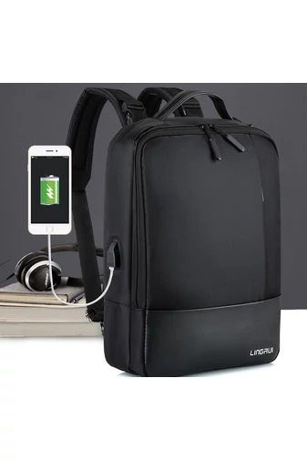Bonluo Rucsac Negru 3În1 Multifuncțional Dimensiune Gratuită Wizzair (40x30x15)