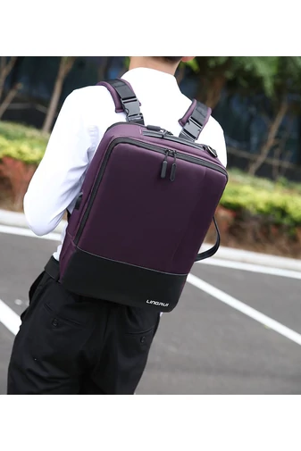 Bonluo Rucsac Negru 3În1 Multifuncțional Dimensiune Gratuită Wizzair (40x30x15)