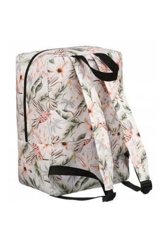 ROVICKY Rucsac Alb Cu Model Colibri Din Material Impermeabil Dimensiune Gratuită Wizz Air, Ryanair (40X25X20CM)