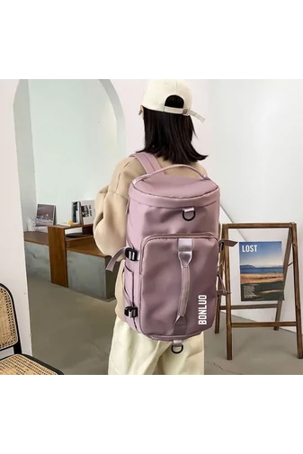  Bonluo Geantă De Voiaj /Rucsac Roz Deschis Din Material Impermeabil , Dimensiuni Wizzair (40*30*20cm)
