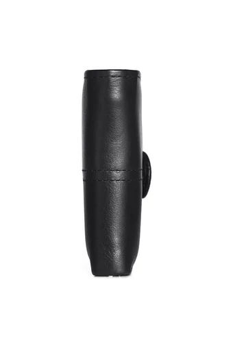 Portofel Bărbați Bonluo Negru Din Piele Naturala Multifuncțional Cu Etichetă Anti-Furt Dimensiunea 10*11.5*2.5cm