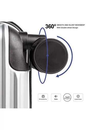 Troler De Cabină Ormi Negru De Calitate Premium Exterm De Rezistent La Șocuri Dimensiunea 53*36*22cm