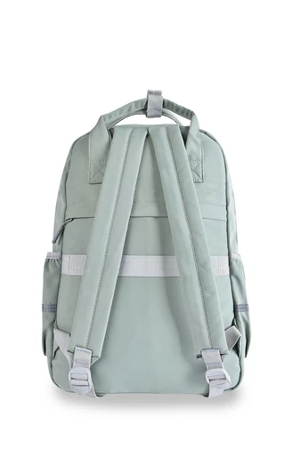Bonluo Rucsac Damă Verde , Model Carouri , Dimensiuni Wizzair (40*30*20cm)