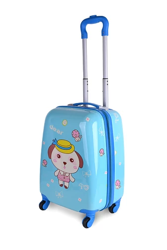 Valiză Mini Albastră Pentru Copii Cu Urs Polar