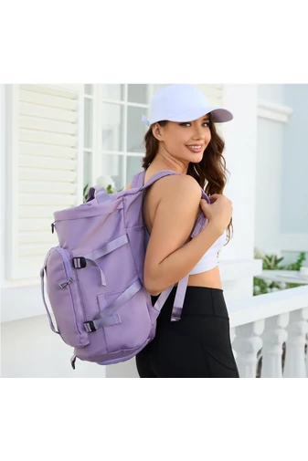  Bonluo Geantă De Voiaj/Rucsac Mov Din Material Impermeabil , Dimensiuni Wizzair (40*30*20cm) Calitate Premium