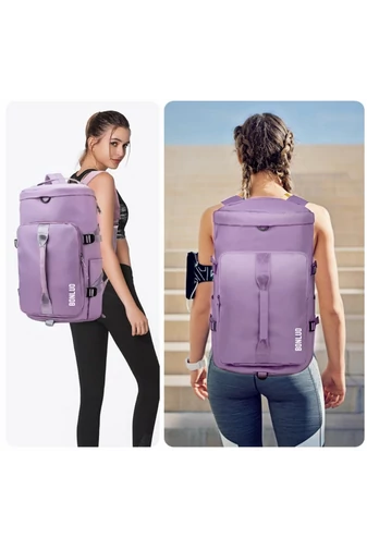  Bonluo Geantă De Voiaj/Rucsac Mov Din Material Impermeabil , Dimensiuni Wizzair (40*30*20cm) Calitate Premium