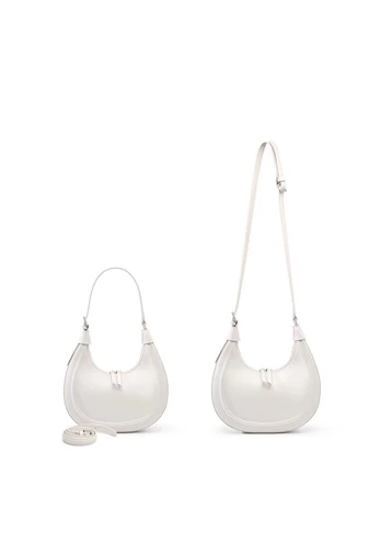 Geantă De Umăr Alba Bonluo Din Piele Naturală Calitate Superioară Stil Minimalist (26*16*7cm)