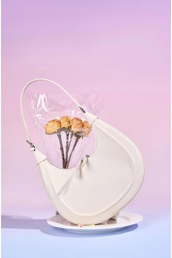 Geantă De Umăr Alba Bonluo Din Piele Naturală Calitate Superioară Stil Minimalist (26*16*7cm)