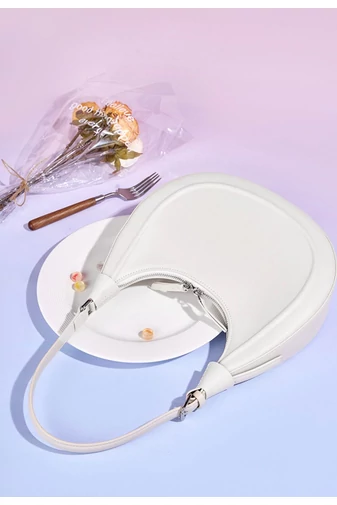 Geantă De Umăr Alba Bonluo Din Piele Naturală Calitate Superioară Stil Minimalist (26*16*7cm)