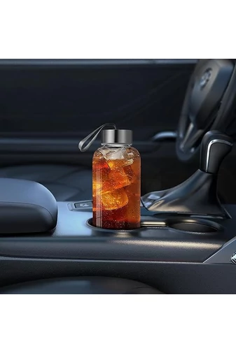 Sticla Bonluo Transparentă Cu Capac Si Filet 500ml 